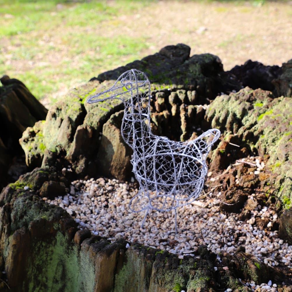 Taupière en métal gris 34 x 18 x 42 cm — vue 4