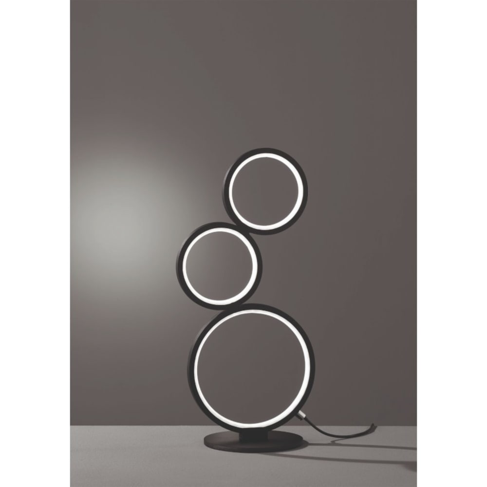 TRIO LIGHTING Rondo de Trio : lampe de table dimmable - éclairage blanc chaud - pour salon, chambre, bureau
