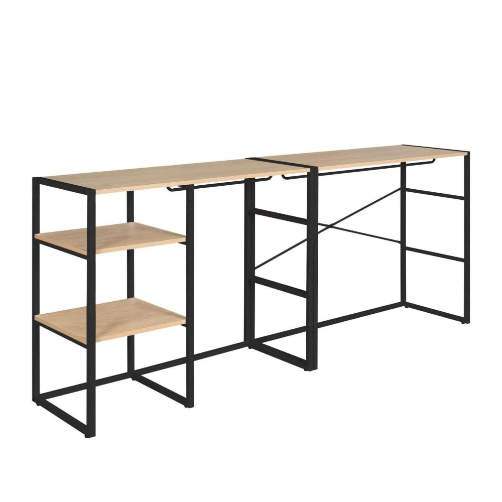 Lot de 2 portants vêtements sous combles modulables 200x85cm Lot de 2 portants vêtements sous combles modulables 200x85cm