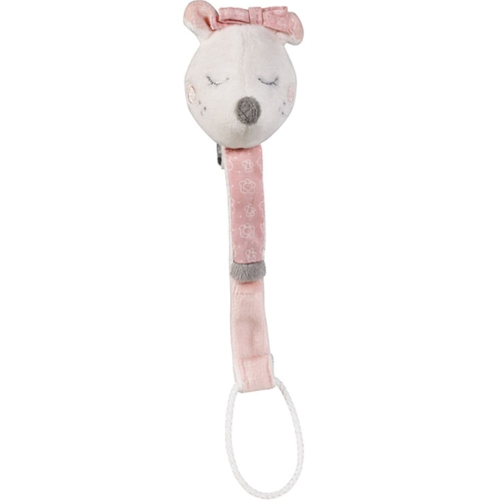 Sauthon Attache sucette Lilibelle Rose Coton - 0x19x0cm