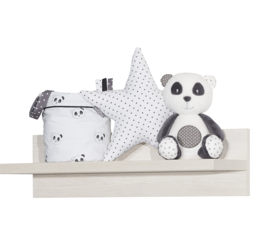 Lot de 3 paniers de toilette panda Chao Chao (18 x 21 cm) - Maisons du Monde