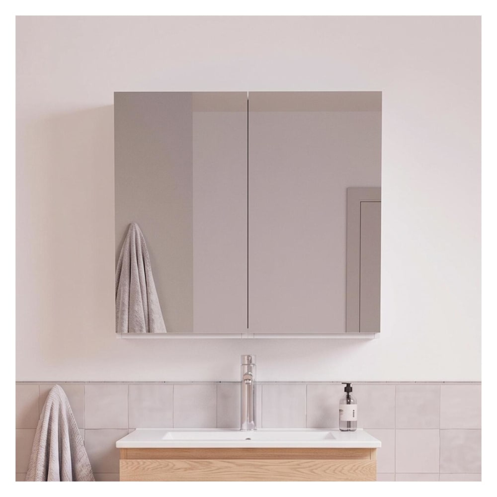 Armoire de toilette 60cm double porte avec miroirs - Maisons du Monde