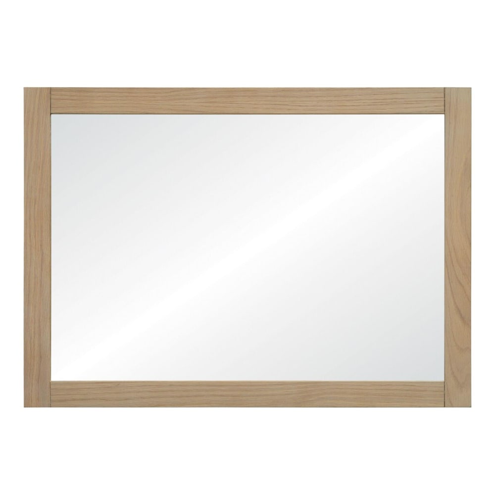 Miroir rectangulaire en chêne réversible 50x70cm