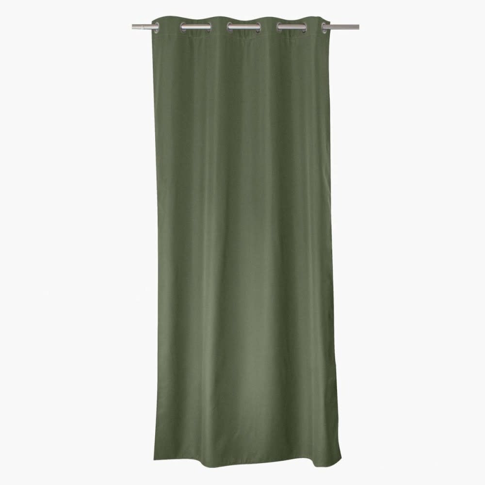 Decostars Rideau occultant [ ]polyester[ ]vert[ ]135 x 240 style contemporain Certifié Oeko-Tex - Pes - Polyester