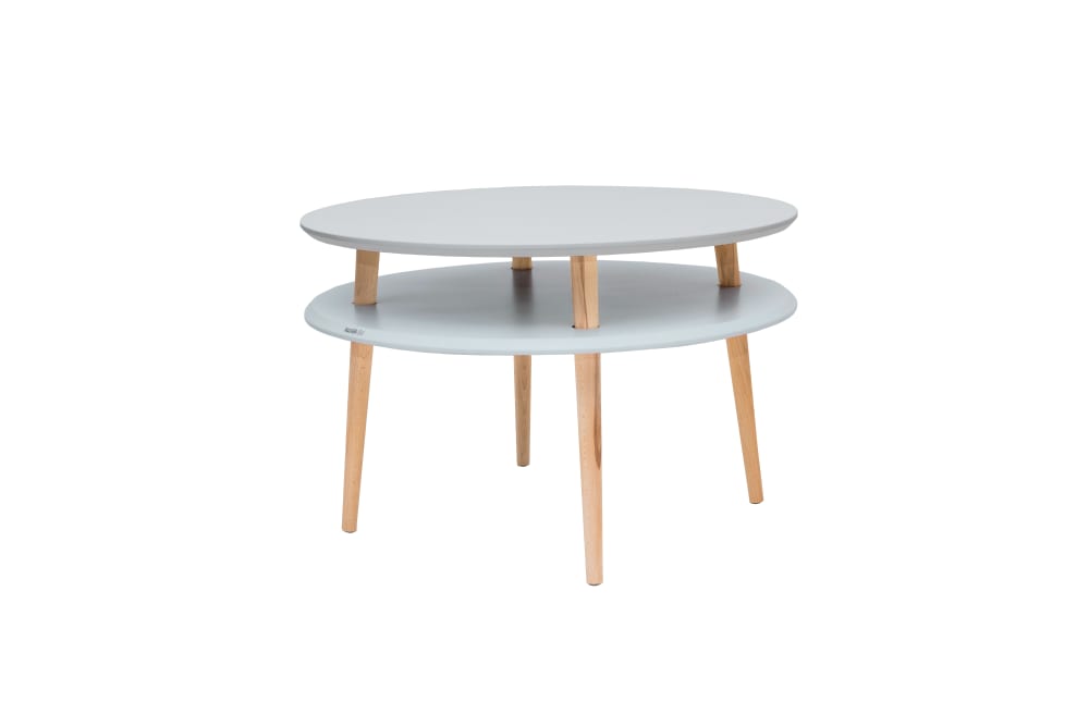 Ragaba Couchtisch, 70x70x45, Perlgrau style modern - Holz
