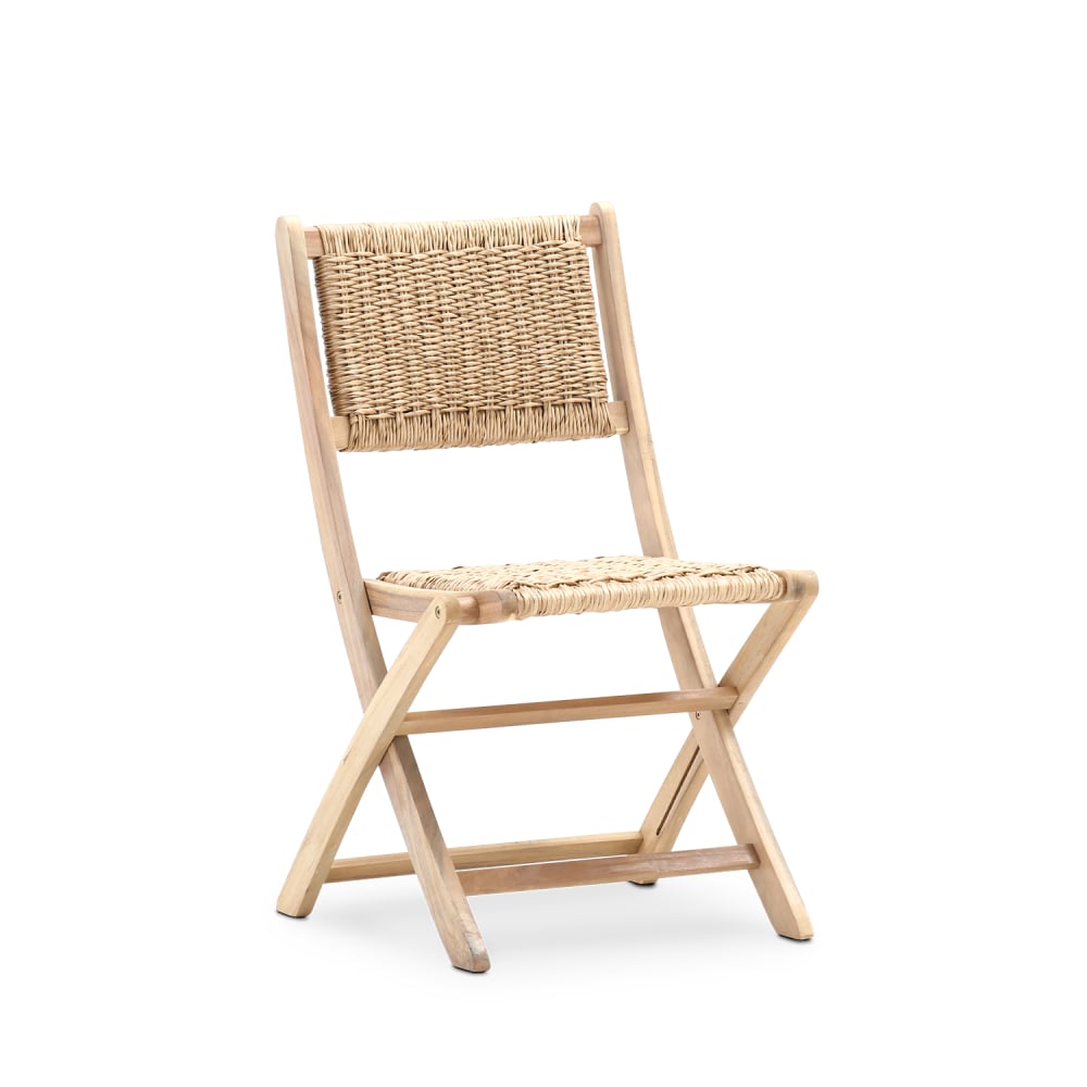 Lot de 8 chaises pliantes - accoudoirs