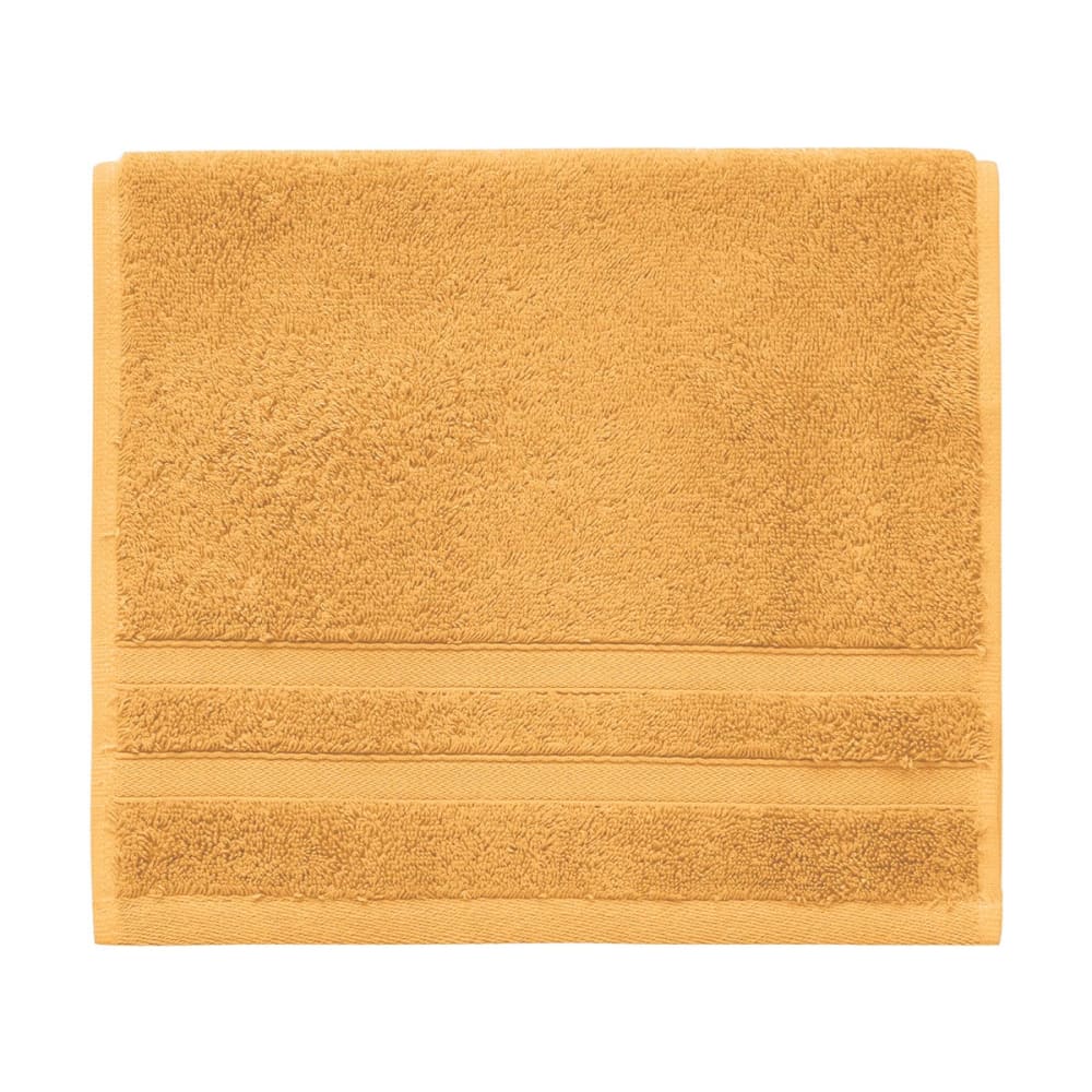 Llot de 3 serviettes invité 600 g/m² caramel 30x50 cm - Maisons du Monde