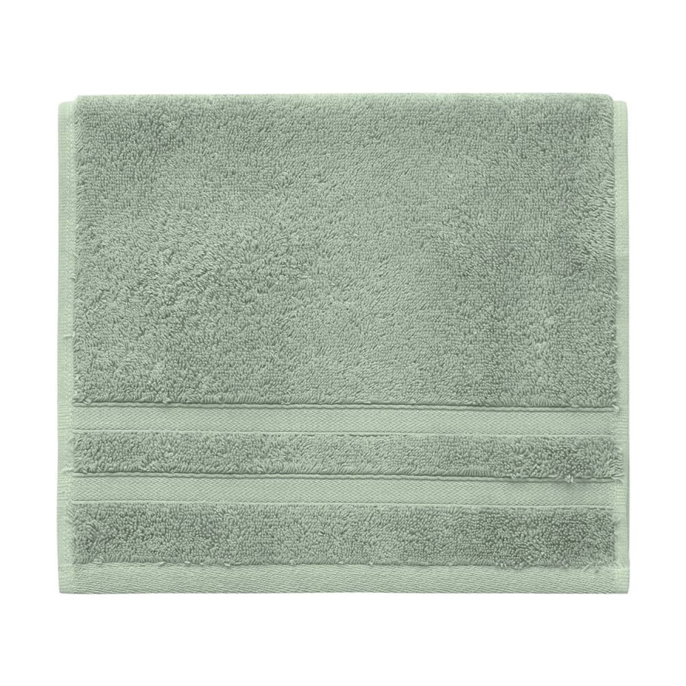 Llot de 3 serviettes invité 600 g/m² sauge 30x50 cm - Maisons du Monde