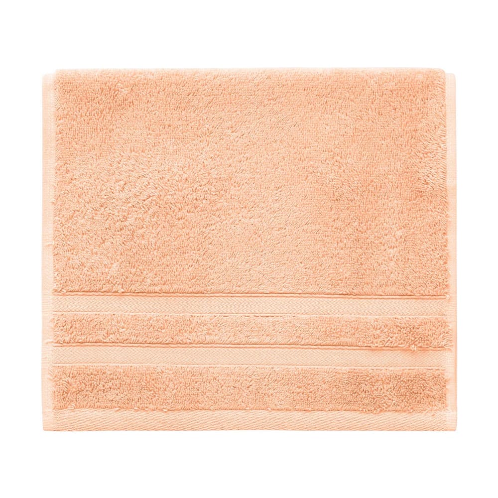Llot de 3 serviettes invité 600 g/m² rose thé 30x50 cm — vue 3