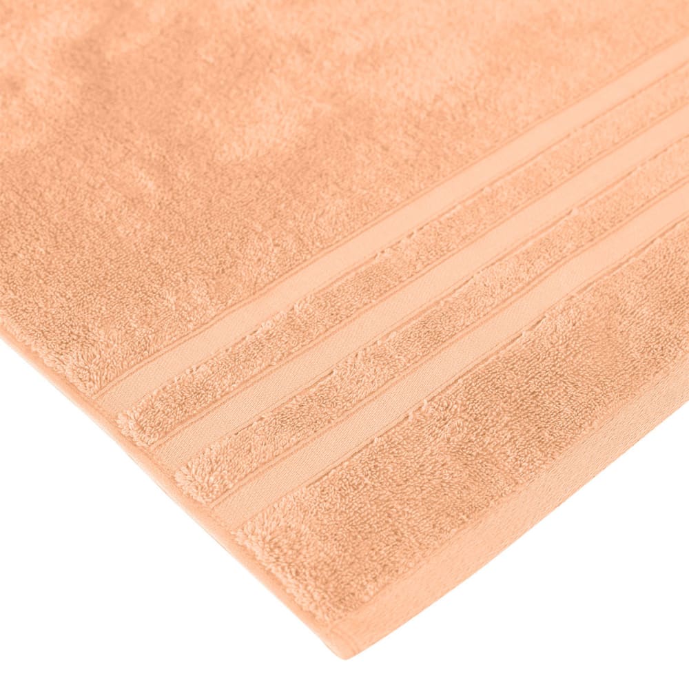 Llot de 3 serviettes invité 600 g/m² rose thé 30x50 cm — vue 4