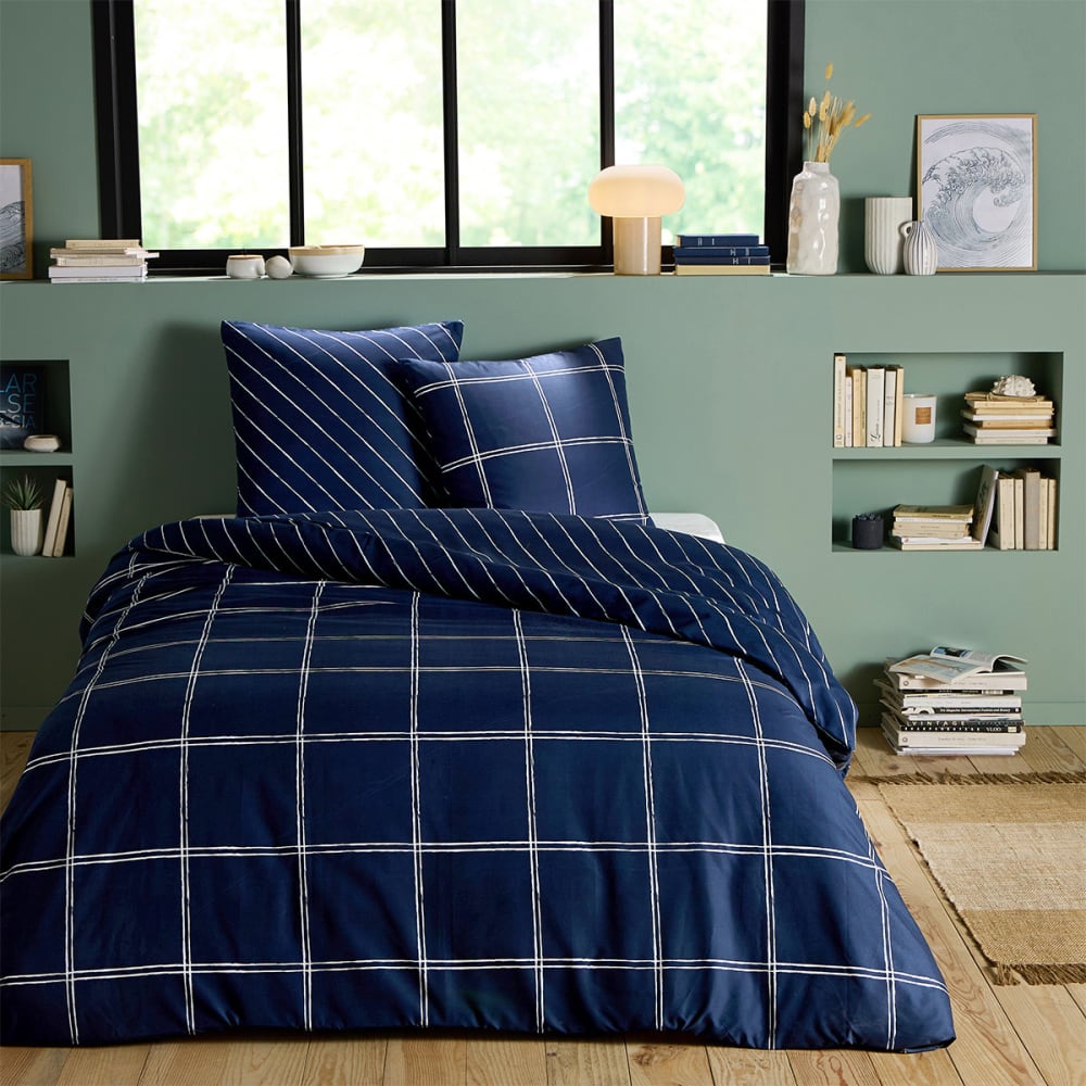 Parure de lit 2 personnes en microfibre 260x240cm