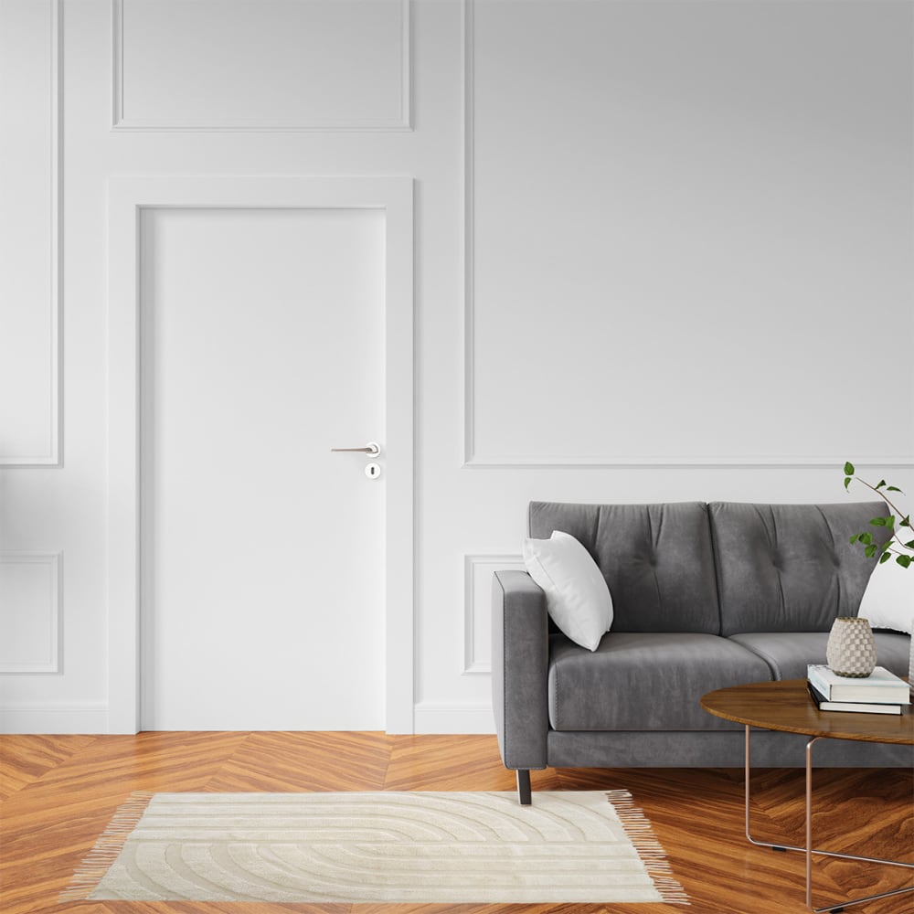 Tapis déco à franges coton tufté 100x150cm — vue 3