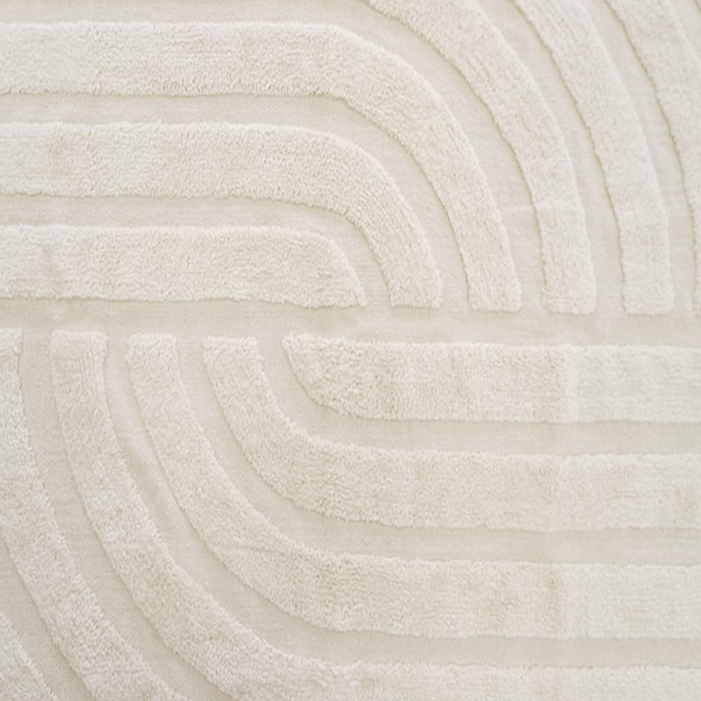 Tapis déco à franges coton tufté 100x150cm — vue 4