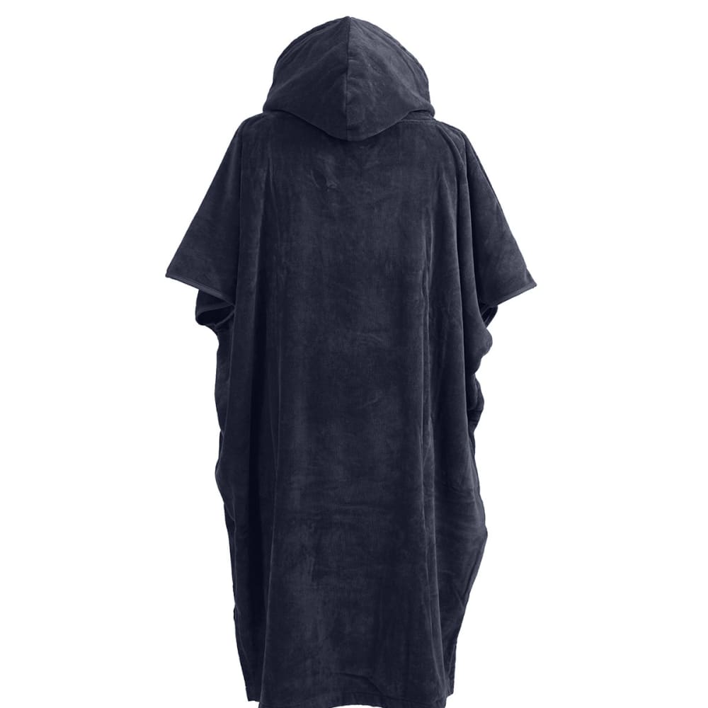 Poncho de plage adulte en coton velours Bleu Nuit L/XL