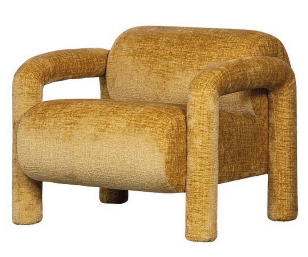 fauteuil design en velours
