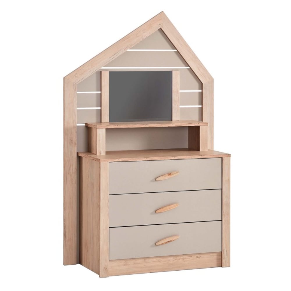 Coiffeuse  gris 155,3x84,4x41,3cm