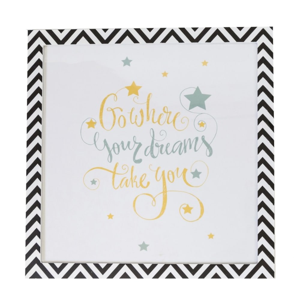 Tableau en noir et blanc 38x40cm