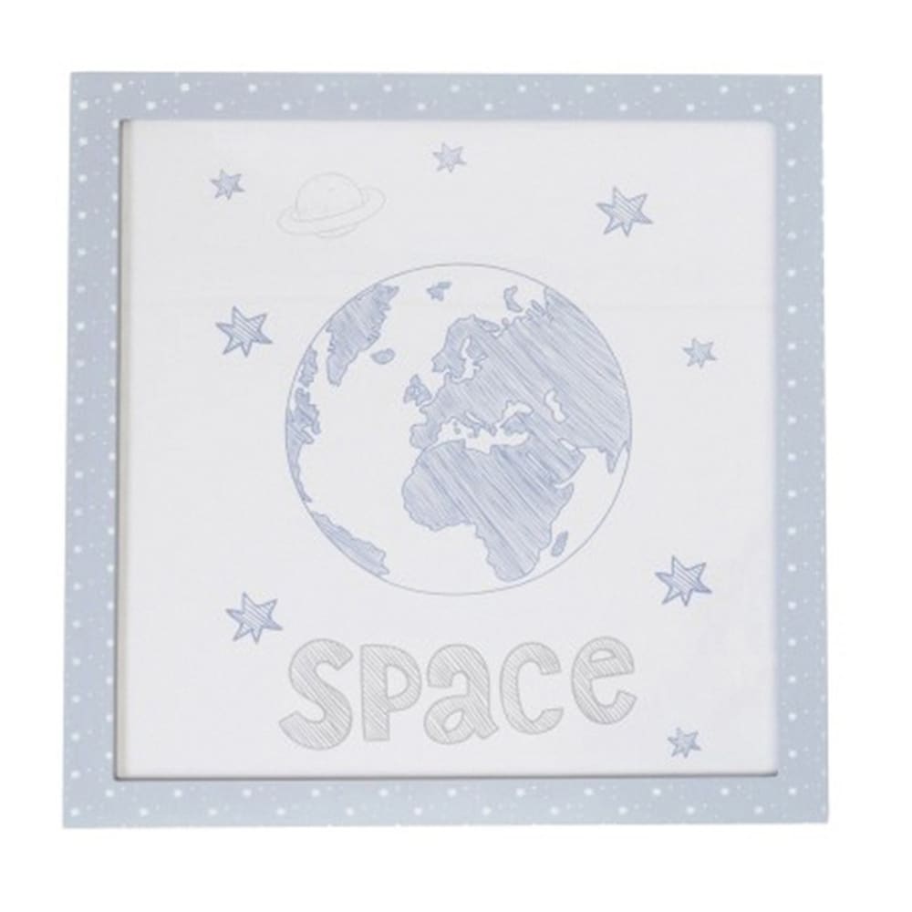 Tableau en bleu 38x40cm