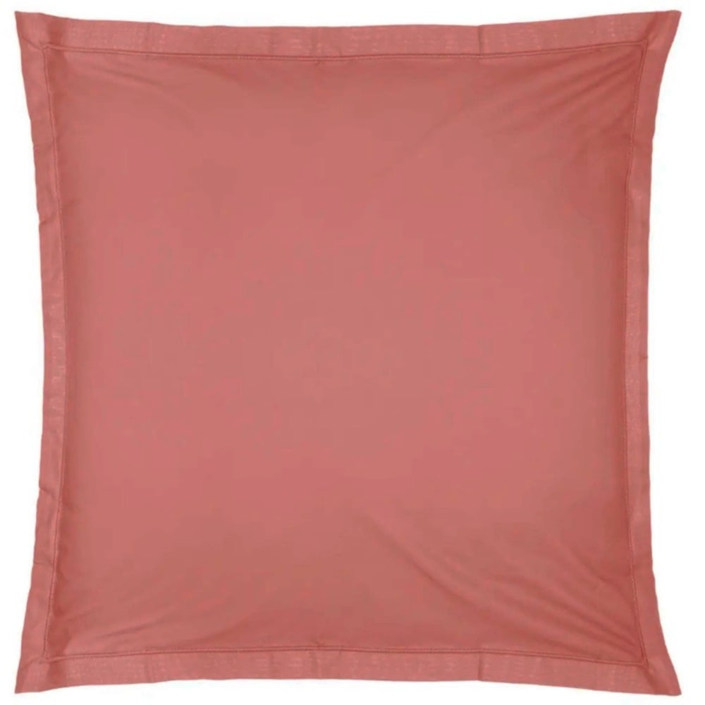 Housse de coussin en coton rose 63x63cm