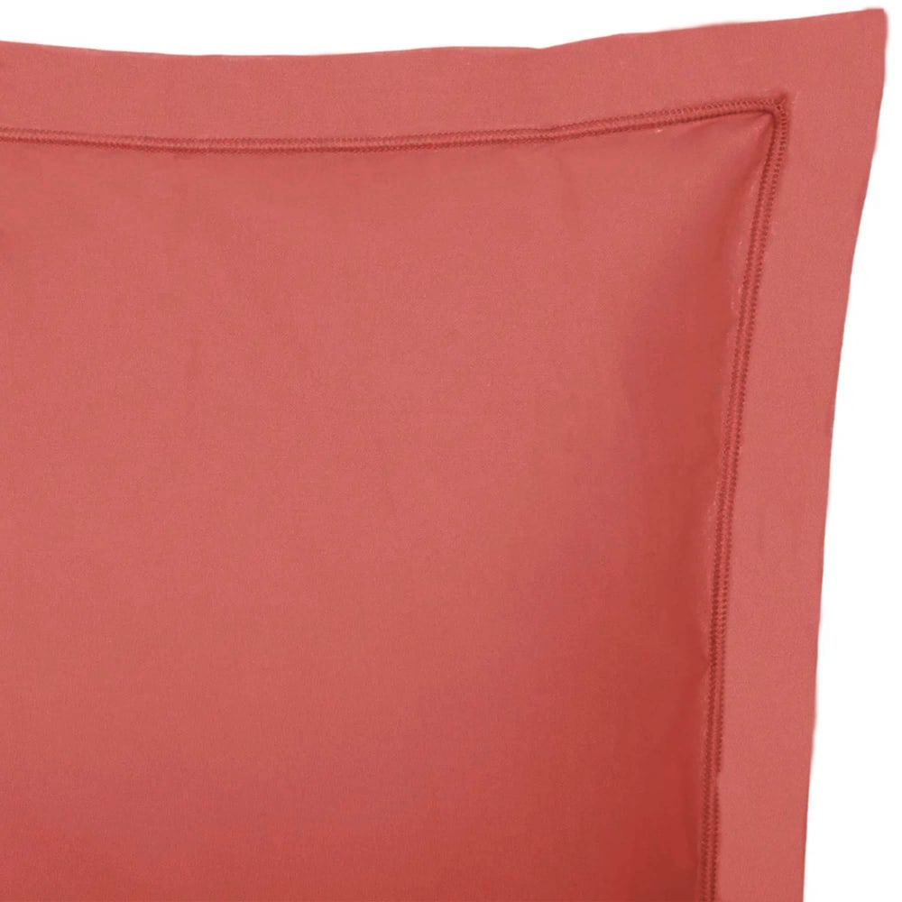 Housse de coussin en coton rose 63x63cm — vue 3