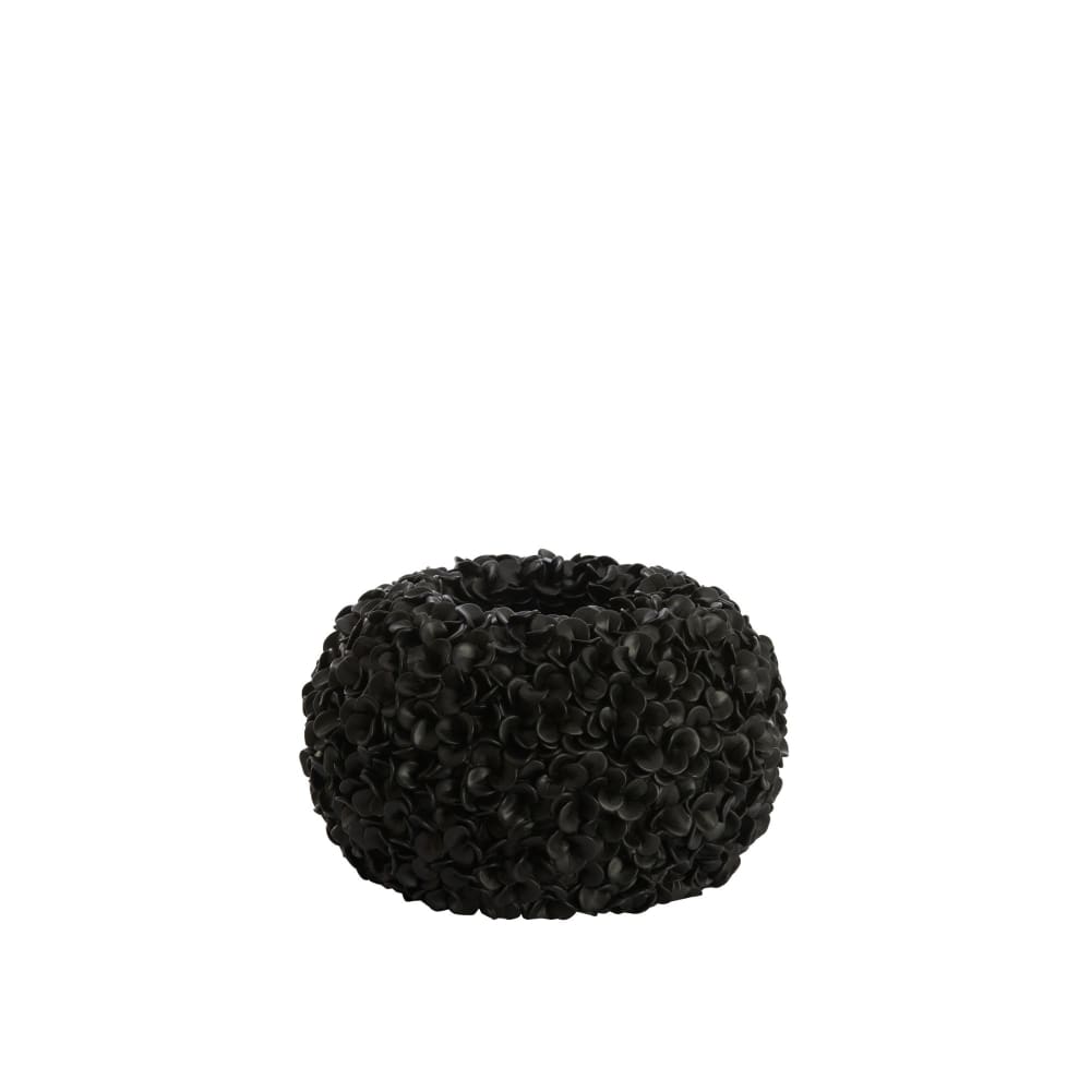 Light & Living Vase aus Synthetisches Kunststoff, schwarz, Ø38cm style modern - Pvc - Polyvinlychlorid