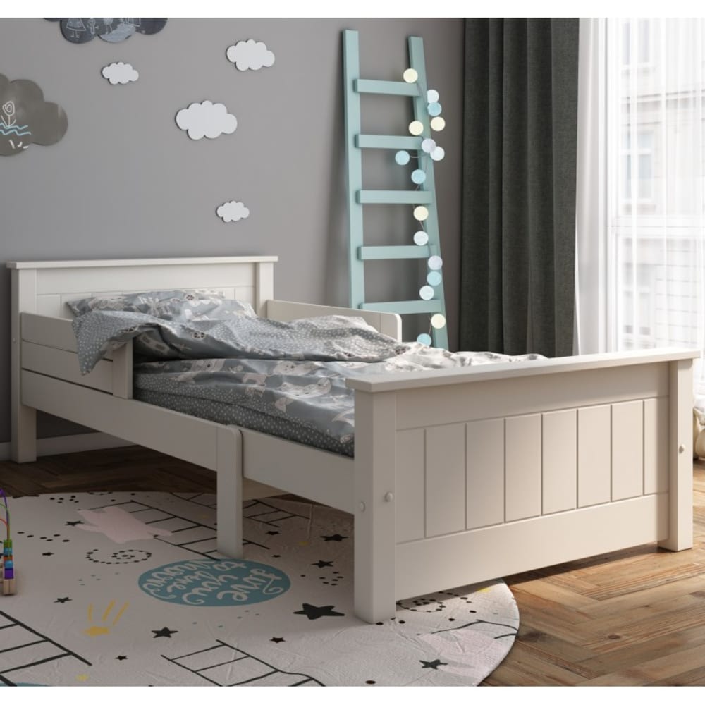 Lit évolutif en pin blanc 90x140-200 - Maisons du Monde