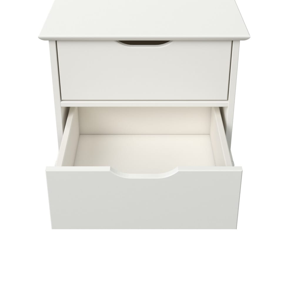 Chevet effet bois blanc