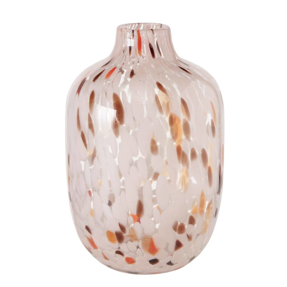 Boltze Vase aus Glas, 26 x 15 x 15 cm, mehrfarbig style modern Beige Glas