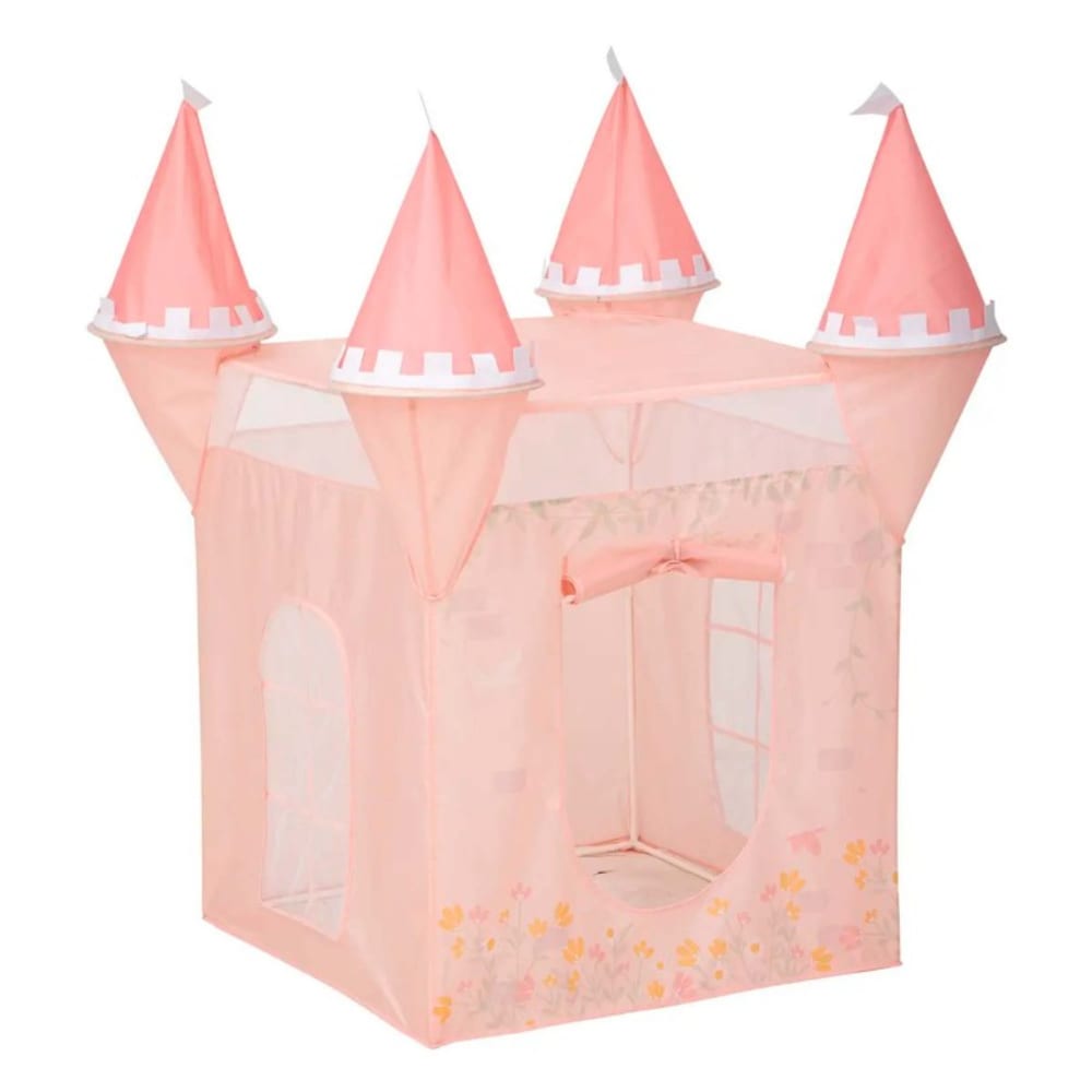 Cabane de jeu en polyester rose 130x78x78cm