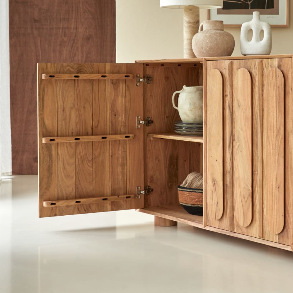 Buffet aus massivem Akazienholz 180 cm - Maisons Du Monde