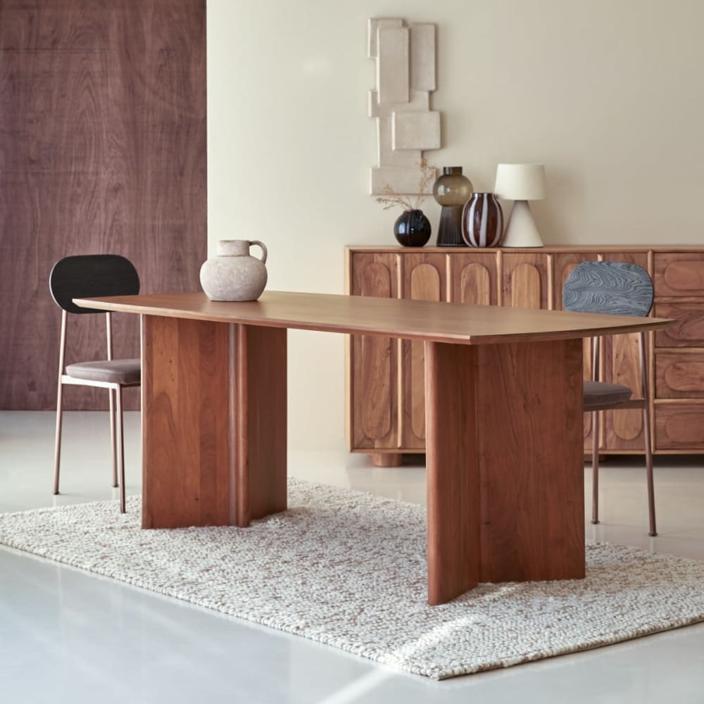 Tisch aus massivem Akazienholz 6 Pers. - Maisons Du Monde