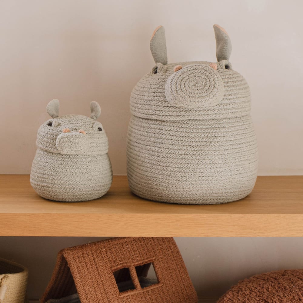 Panier Mini Henry l'hippopotame Ø15 x 15 cm - Maisons du Monde