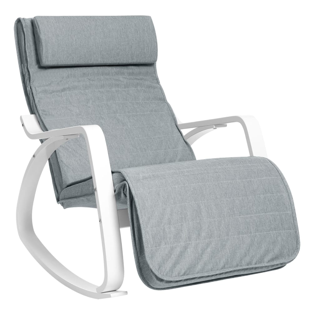 fauteuil à bascule pieds