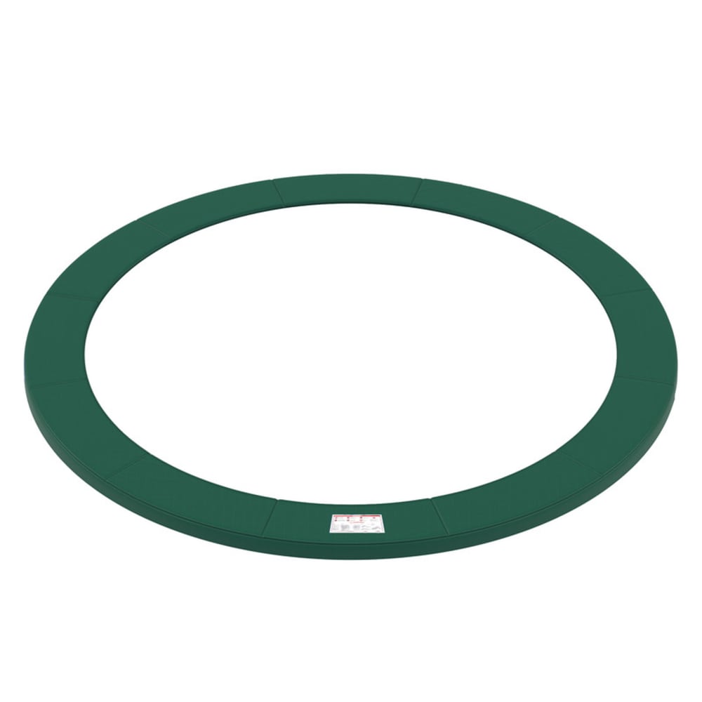 Coussin de protection de trampoline diamètre 427 cm vert jungle
