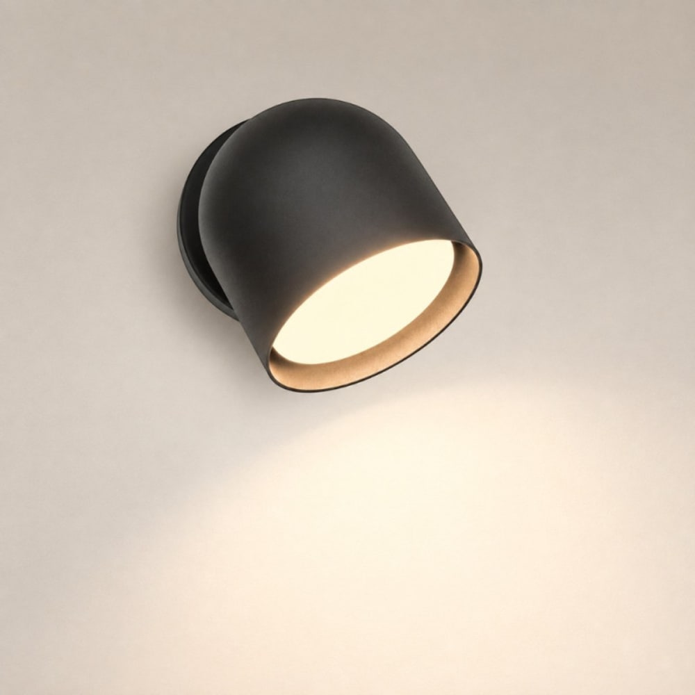 Spot métal noir orientable — vue 4