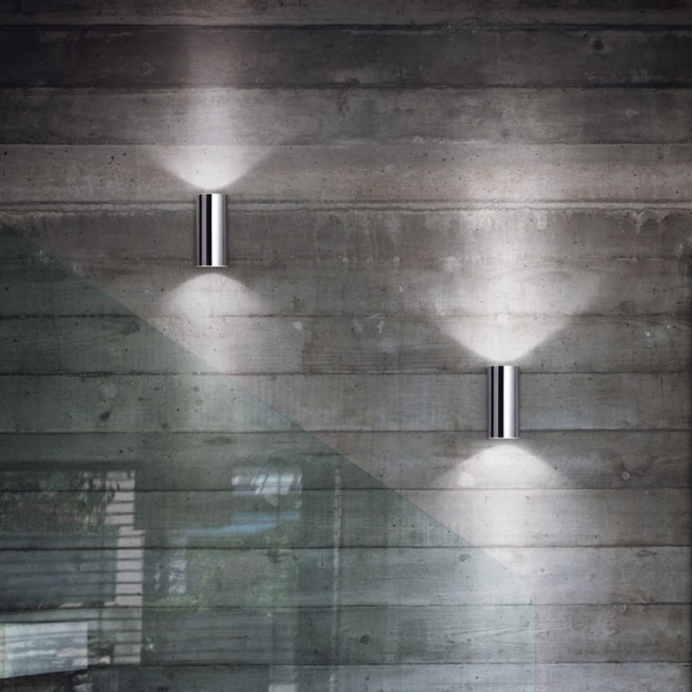 Applique haut et bas métal chrome - Maisons du Monde