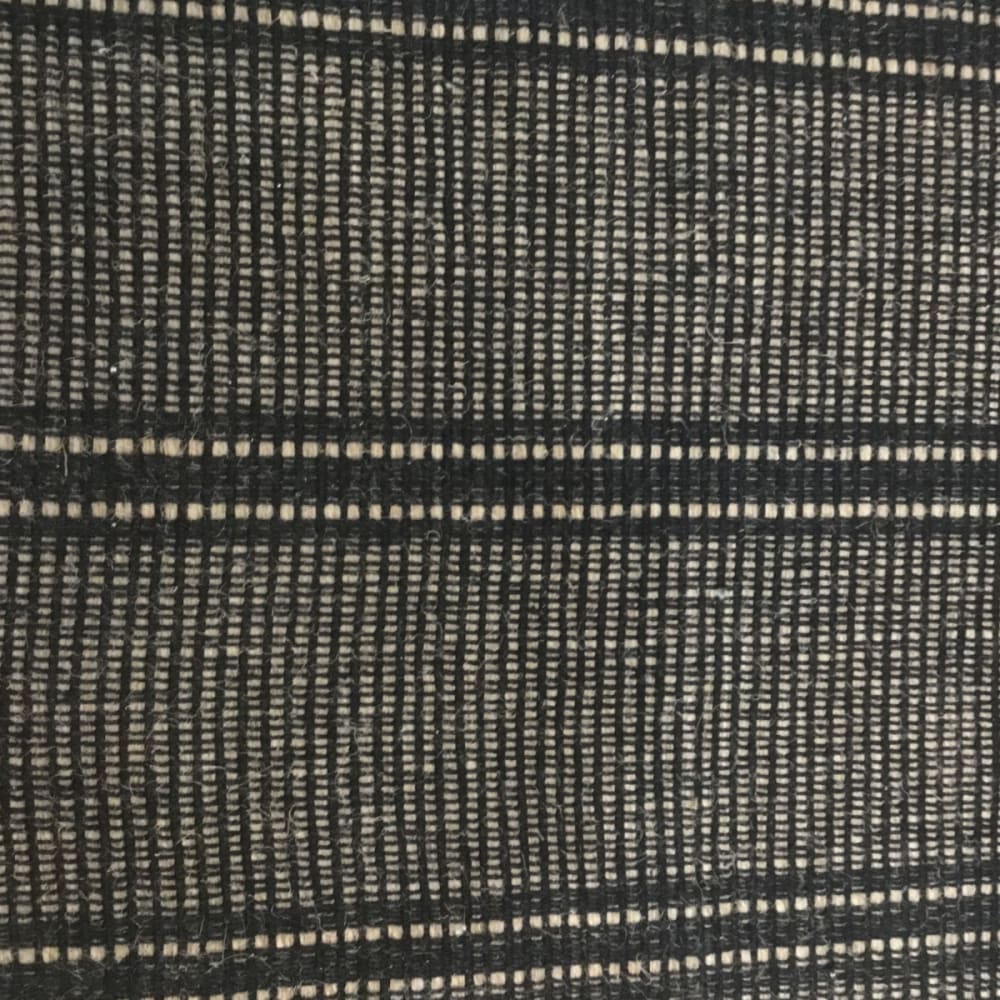 Tapis déco à rayures coton et jute 60x120cm — vue 4