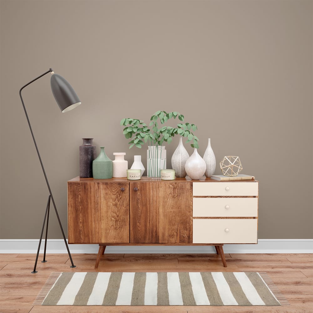 Tapis déco à rayures en jute et coton 60x120cm — vue 3