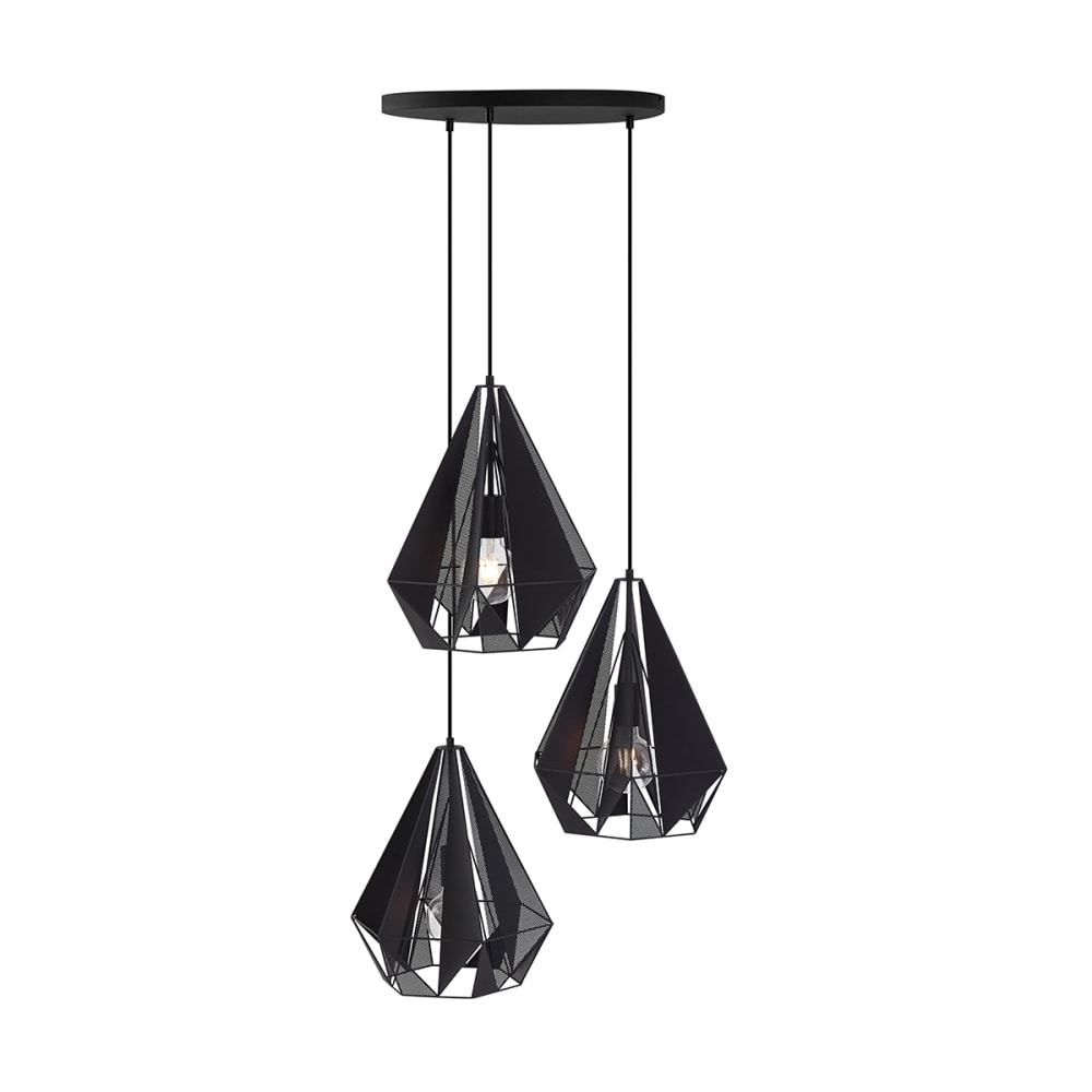 Suspension en acier noir — vue 3