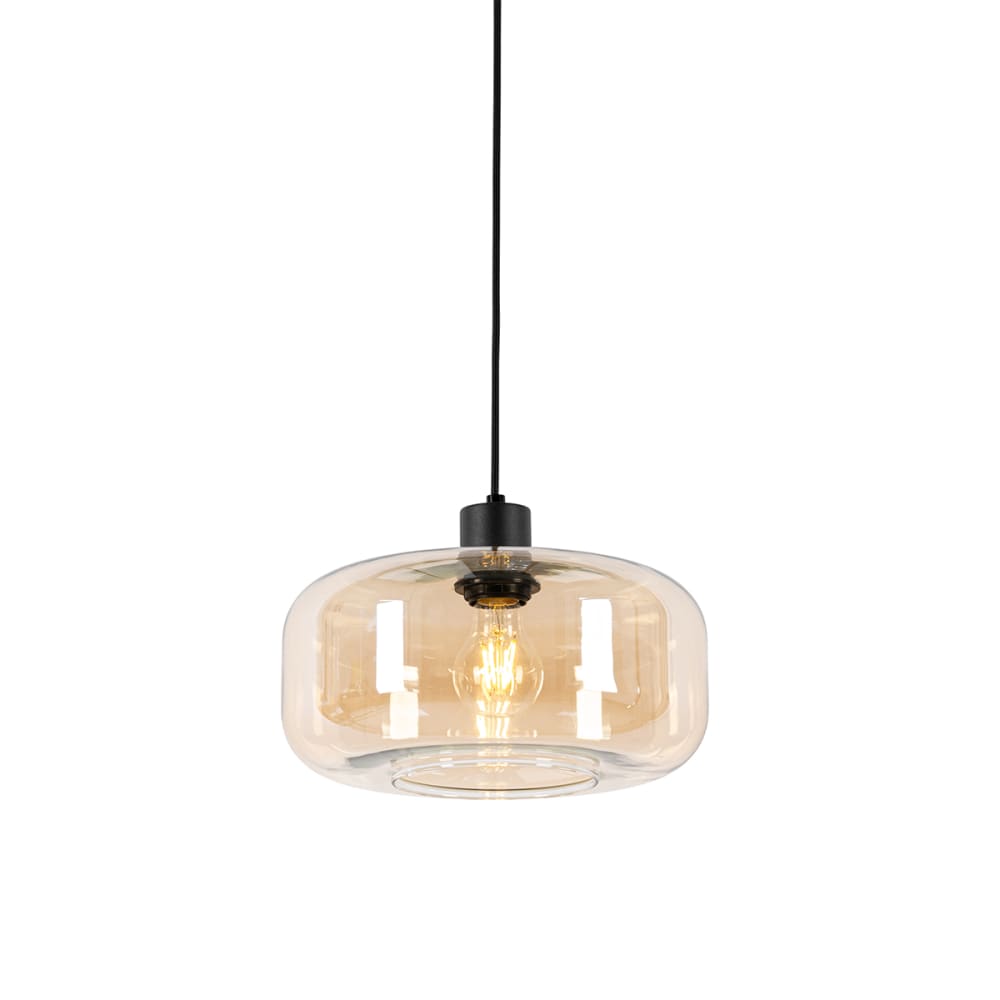 Suspension en verre beige
