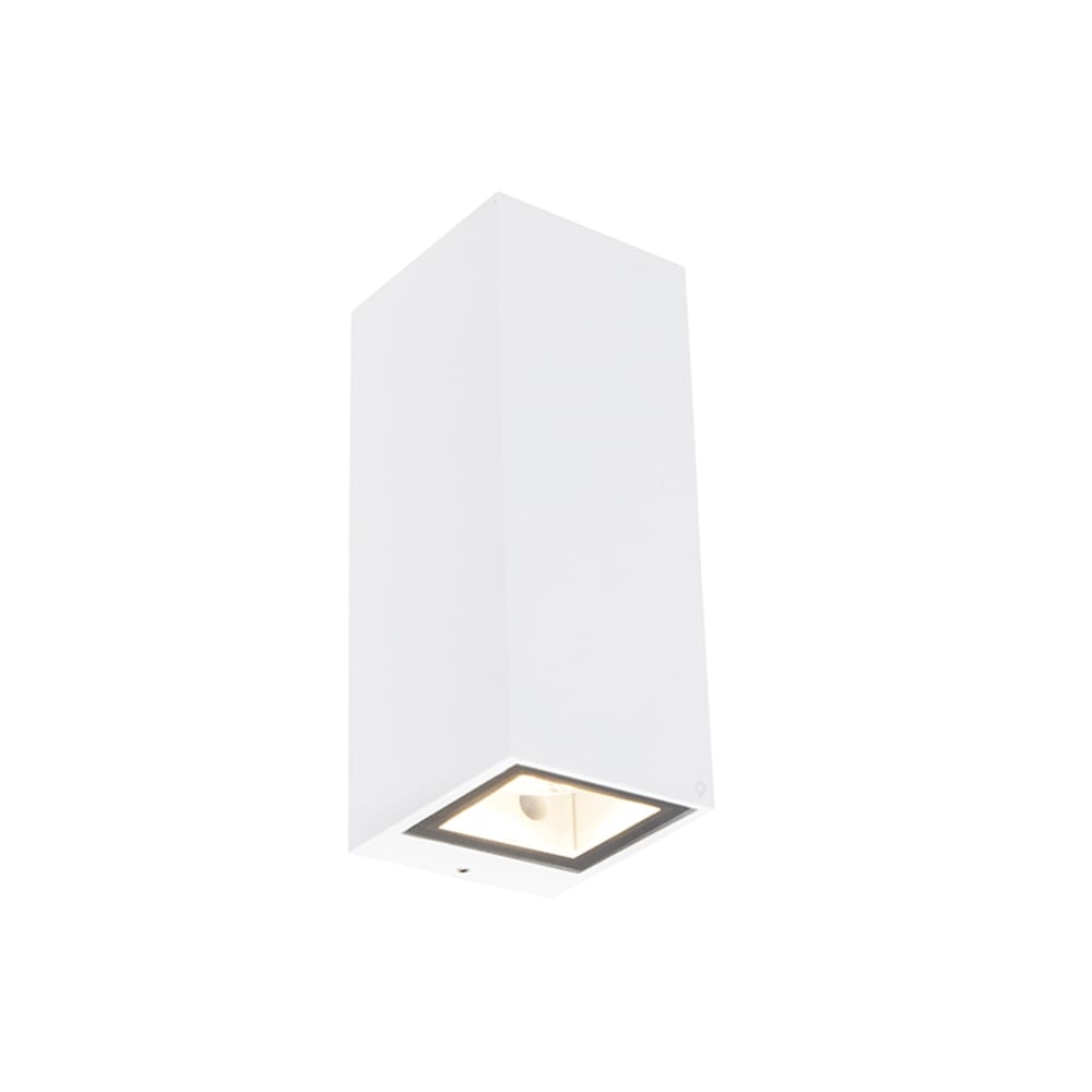 Aplique exterior aluminio blanco