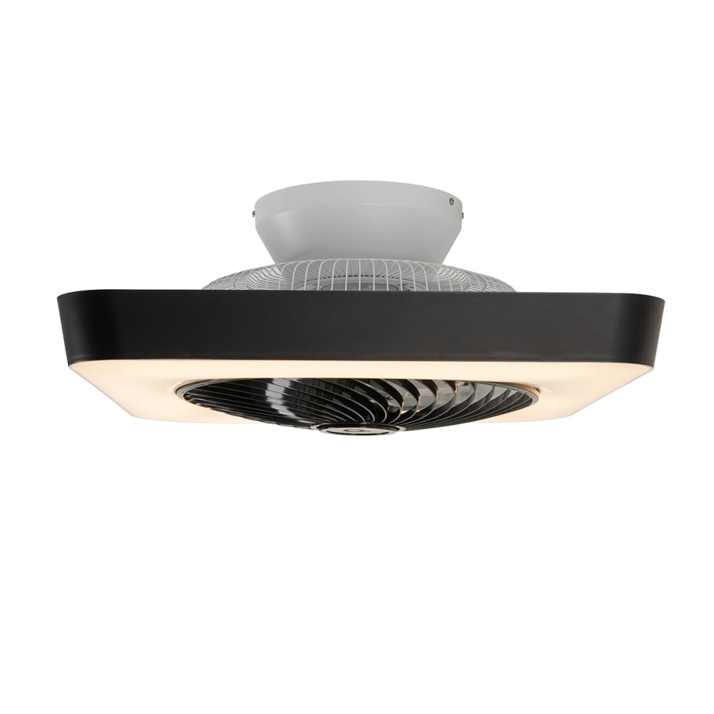 Lampe ventilateur en plastique noir