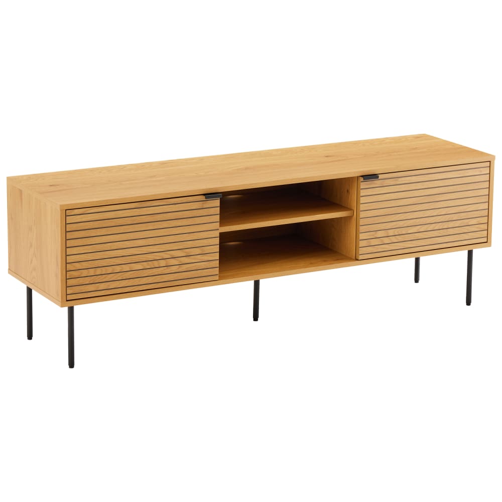 Meuble TV style scandinave avec 2 portes
