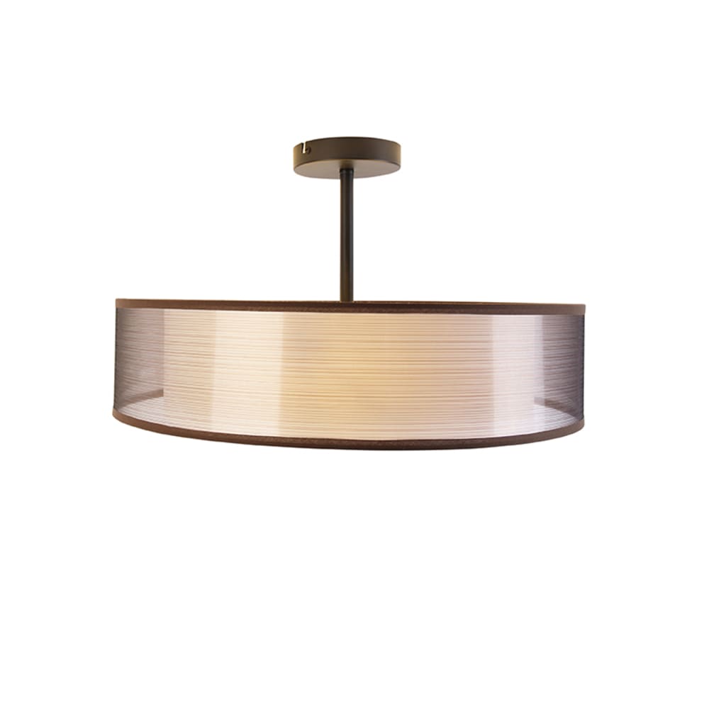 Plafonnier en tissu marron — vue 4