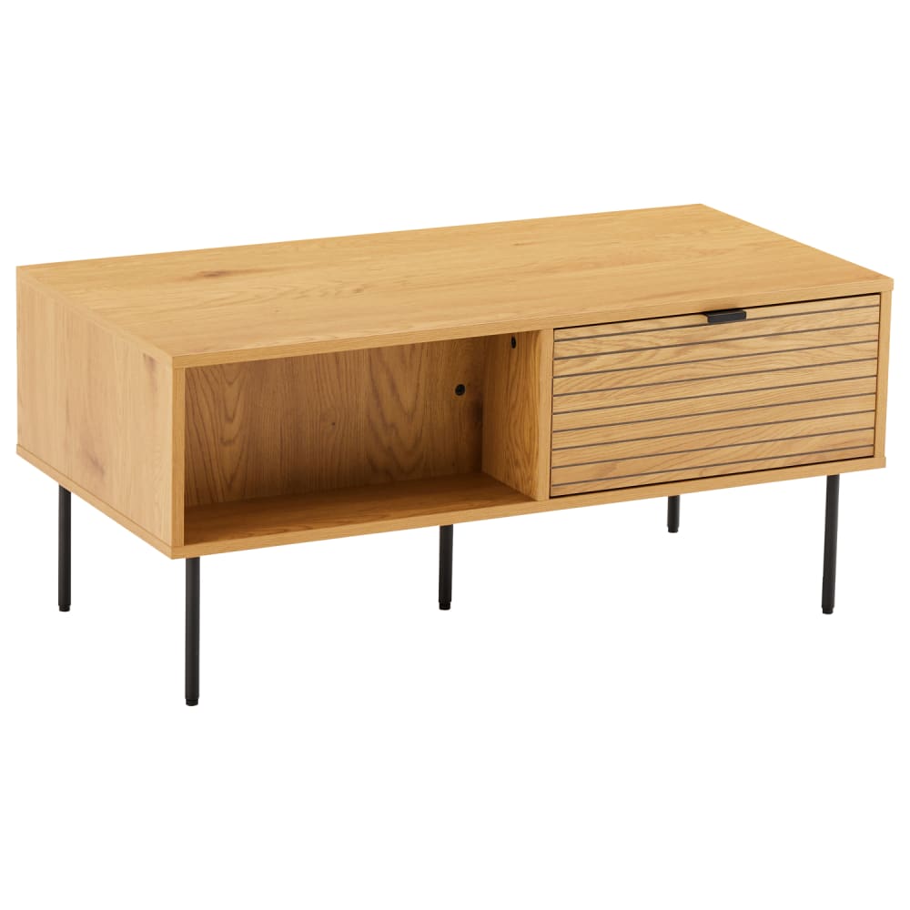 Table basse 2 portes en aggloméré - Maisons du Monde