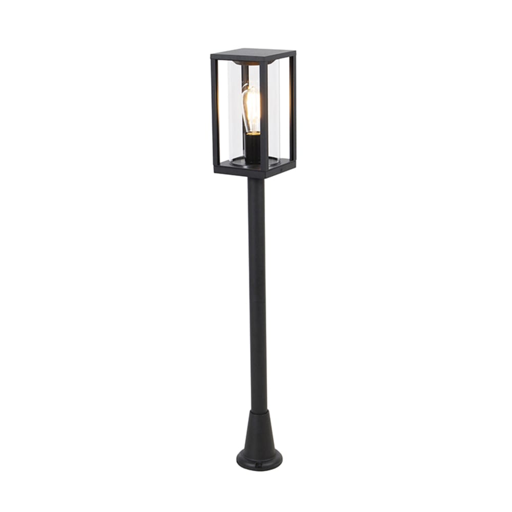 Lampadaire extérieur en aluminium noir