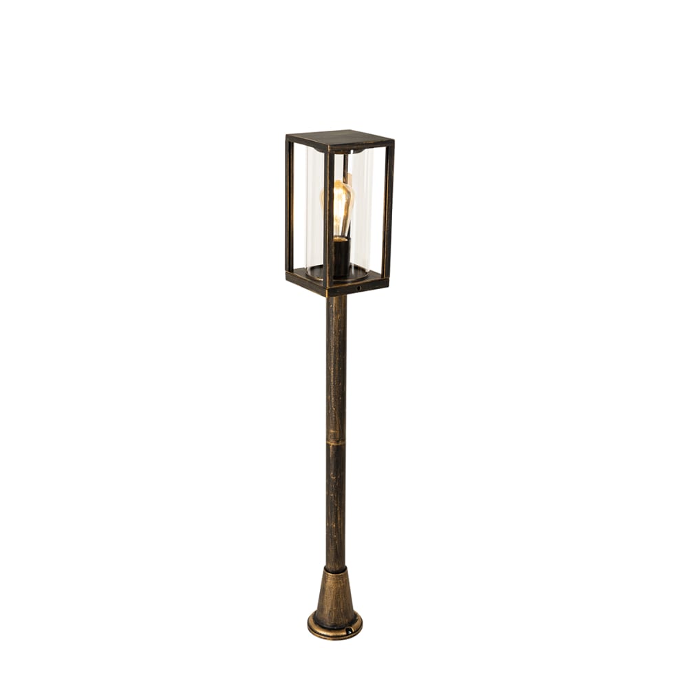 Lampadaire extérieur en aluminium doré/laiton