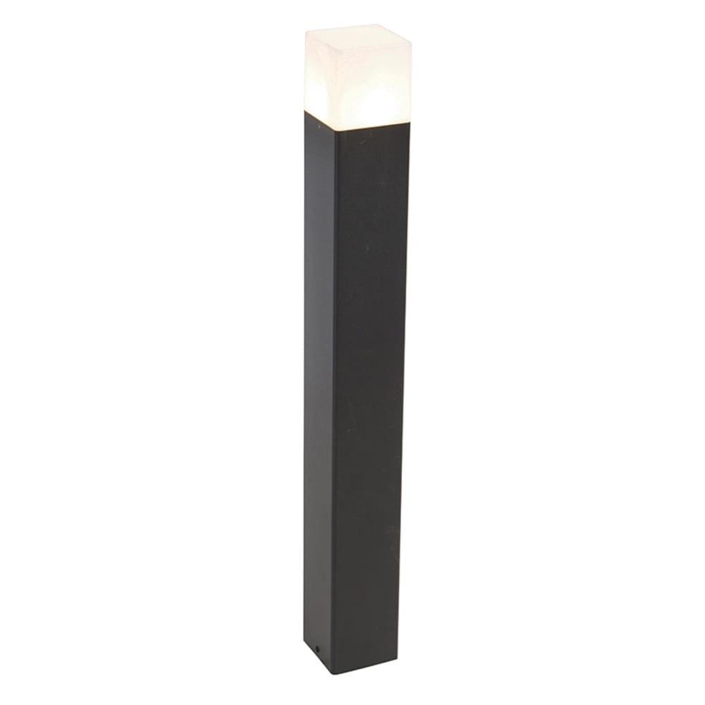 QAZQA Lámpara de pie exterior aluminio