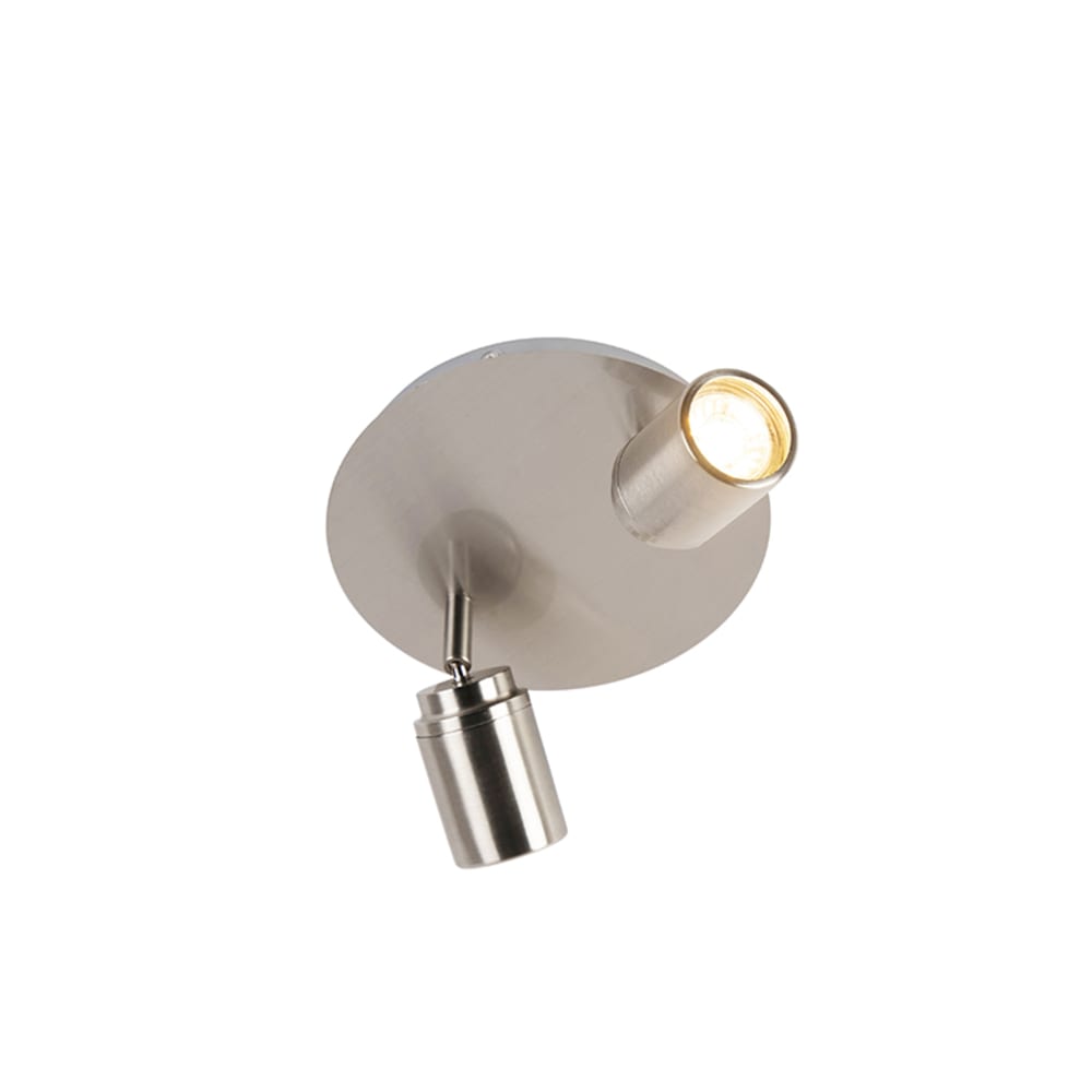 Spot plafond en acier — vue 3