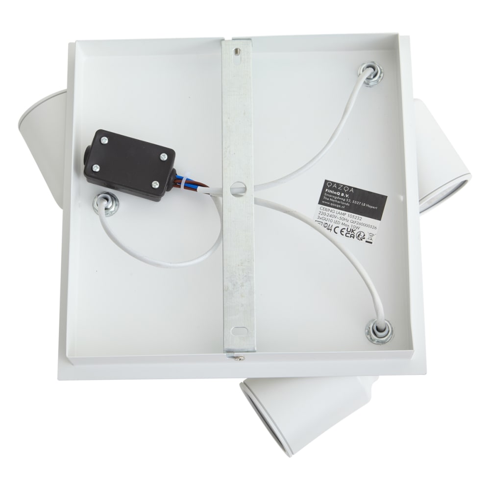 Spot plafond en acier blanc — vue 4